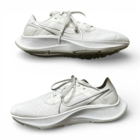 WMNS Nike Air Zoom Pegasus 38 White Silver Size 8.5 - Picture 2 of 12